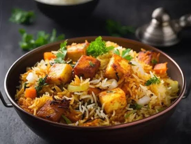 Paneer Tikka Biryani